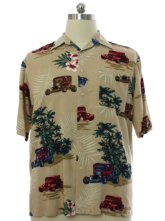 1990's Mens Rayon Hawaiian Shirt