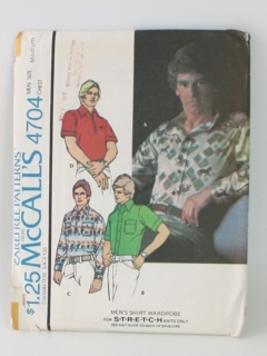 1970's Mens Sewing Pattern