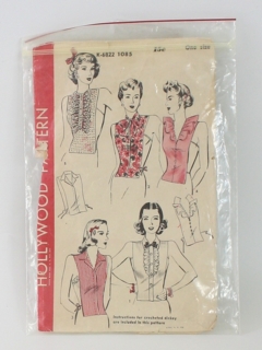 1940's Womens Sewing Pattern