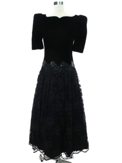1980's Womens Scott McClintock Prom or Cocktail Dress