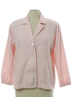 1980's Womens Totally 80s Blazer Style Shirt Jacket