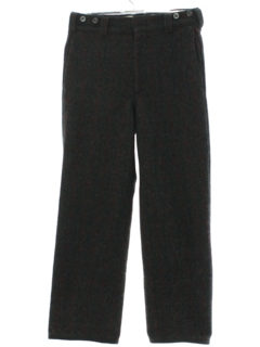 1980's Mens LL Bean Heavy Wool Blend Pants