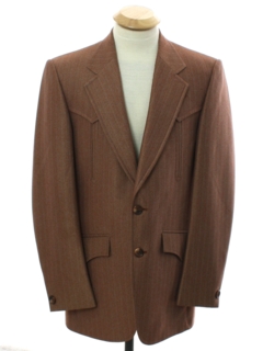 1970's Mens Disco Western Blazer Sport Coat Jacket