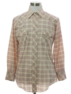 1960's Mens Grunge Western Shirt