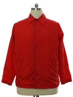 1970's Mens Windbreaker Snap Front Jacket