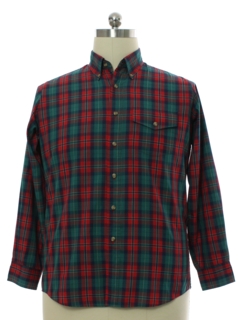 1980's Mens Preppy Shirt