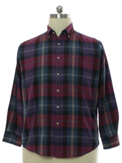 1980's Mens Preppy Shirt