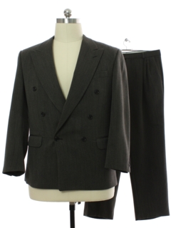 1990's Mens Swing Style Double Breasted Suit