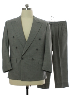 1990's Mens Designer Givenchy Wool Suit