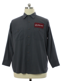 1990's Mens Jiffy Lube Grunge Work Shirt