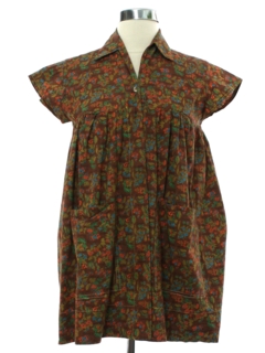 1950's Womens Smock Shirt