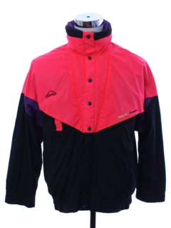1990's Mens Coors Style Auto Racing Style Windbreaker Jacket