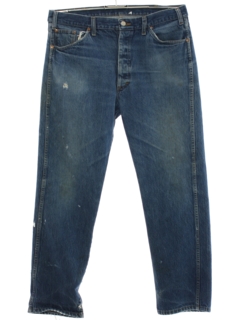 1980's Mens Off Duty Grunge Denim Jeans Pants
