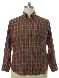 1980's Mens Preppy Shirt