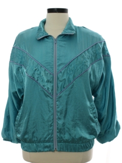 1980's Womens Totally 80s Windbreaker Track Jacket