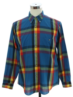 1980's Mens Preppy Shirt