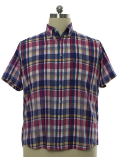 1980's Mens Preppy Shirt