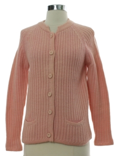 1960's Womens Mod Cardigan Sweater