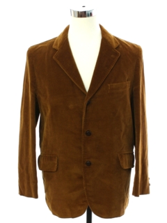 1960's Mens Corduroy Blazer Sportcoat Jacket