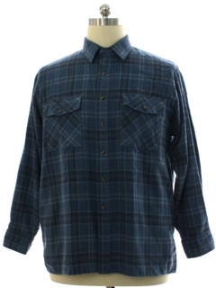 1990's Mens Flannel Sport Shirt