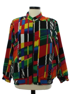 1990's Womens Wicked 90s Windbreaker Jacket