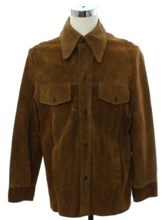 1970's Mens Suede Jacket