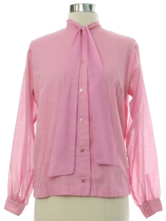 1960's Womens Mod Secretary Shirt