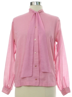 1960's Womens Mod Secretary Shirt