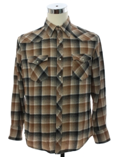 1990's Mens Wrangler Flannel Western Shirt