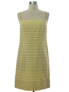 1960's Womens Mod A-Line Mini Sun Dress