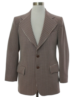 1970's Mens Disco Blazer Style Sport Coat Jacket