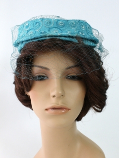 1960's Womens Accessories - Mod Hat
