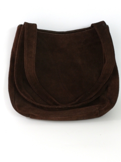 1970's Womens Accessories - Suede Leather Purse