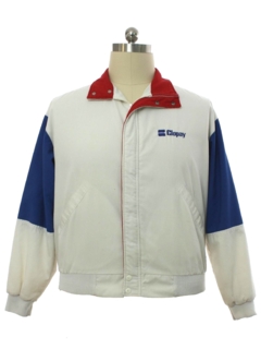 1980's Mens Clopay Logo Zip Front Jacket