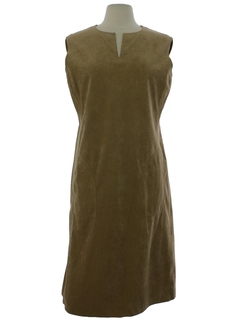 1970's Womens UltraSuede Dress