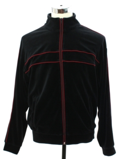 1980's Mens Velour Track Jacket
