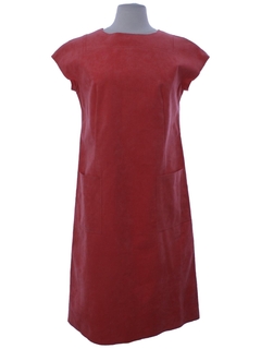 1970's Womens UltraSuede Dress