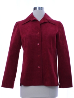 1970's Womens UltraSuede Shirt Jacket