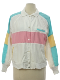 1980's Womens Totally 80s Track Jacket