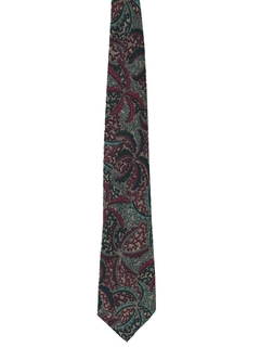 1990's Mens Missoni Designer Wide Silk Necktie