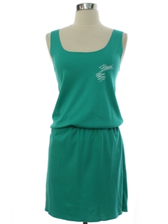 1980's Womens Totally 80s Sun Dress