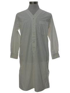 1960's Mens Night Shirt Pajamas