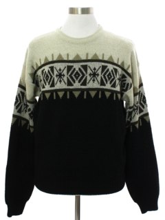 1980's Mens Snowflake Sweater
