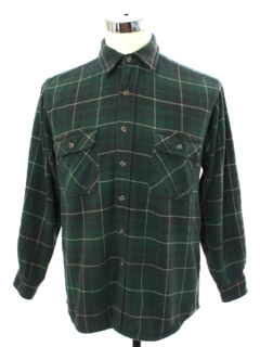 1990's Mens Field and Stream Heavy Cotton Flannel Shirt