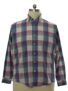 1980's Mens Totally 80s Preppy Shirt