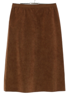 1970's Womens UltraSuede Skirt