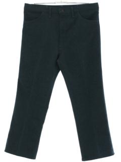 1980's Mens Dark Blue Wrangler Jeans-cut Pants