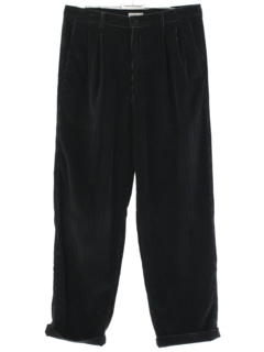 1990's Mens Baggy Pleated Corduroy Pants