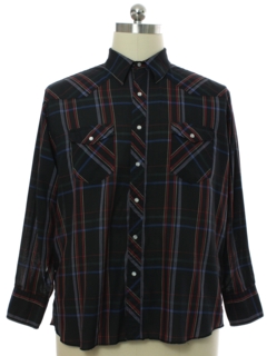 1990's Mens Rustler Western Shirt