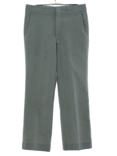 1980's Mens Flat Front Slacks Pants